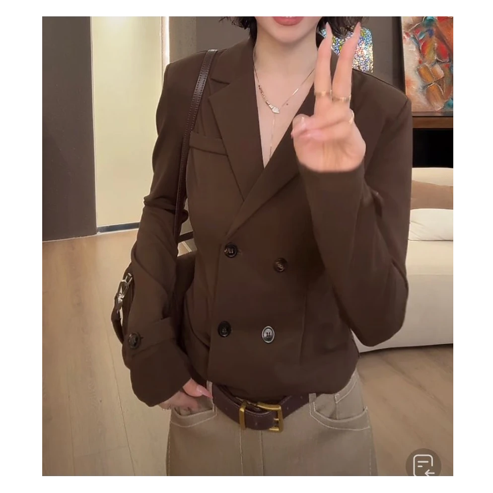 【雾霾】简约气质百搭开衫衬衣西装外套设计感洋气时尚百搭休闲上衣