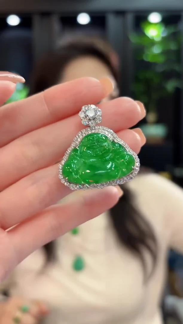 吊坠(不含链)未镶嵌翡翠 缅甸A货/支持复检/一件