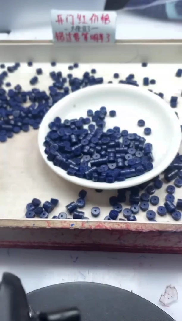 【闪购商品】玛瑙/玉髓颈饰未镶嵌w2102青*金石直切算盘6*3mm40