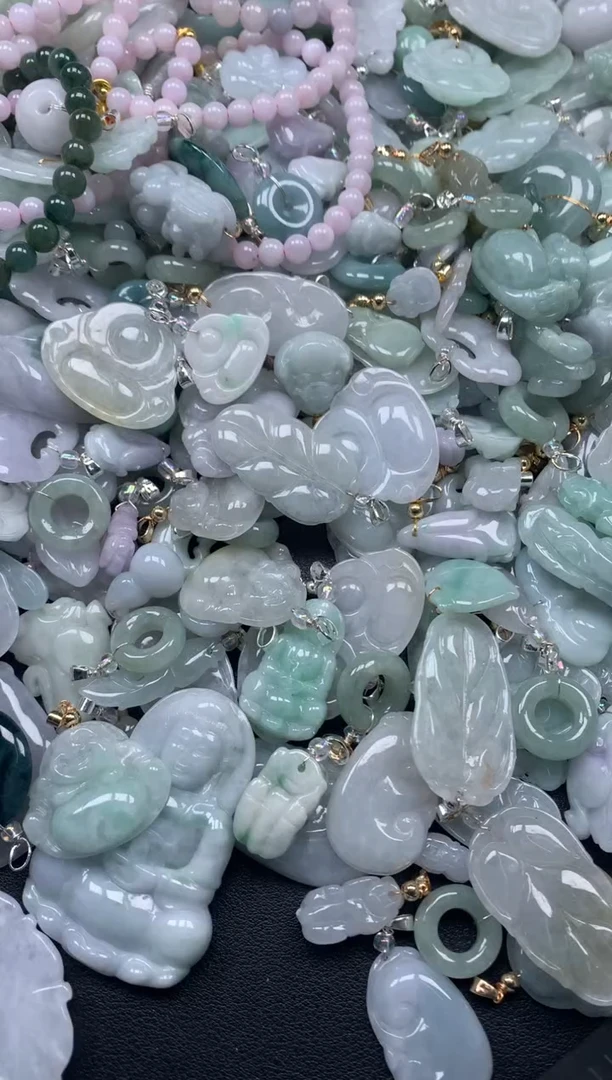 颈饰未镶嵌翡翠3539