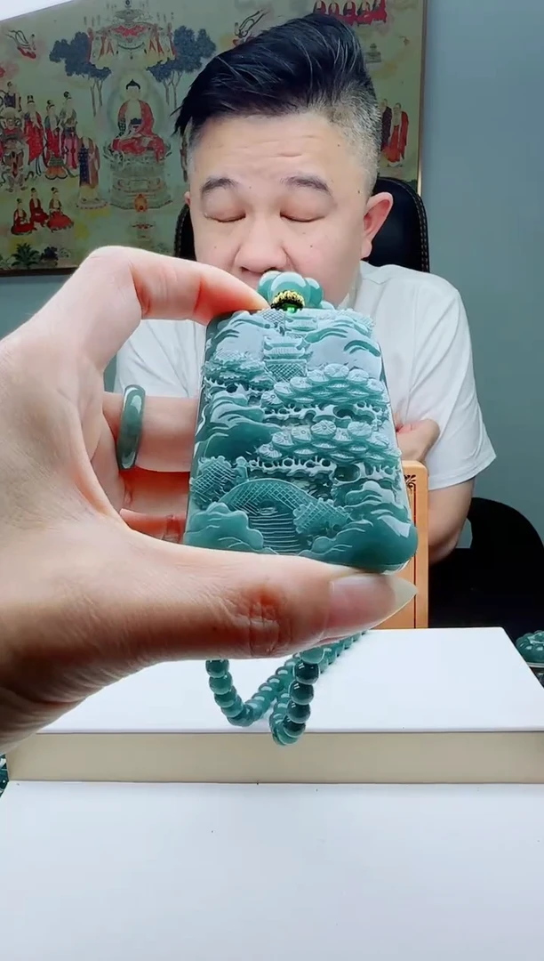 颈饰未镶嵌翡翠多样性发其一