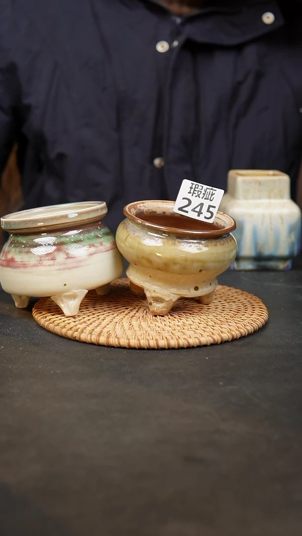 【闪购商品】瓷片泥泥陶瓷花盆