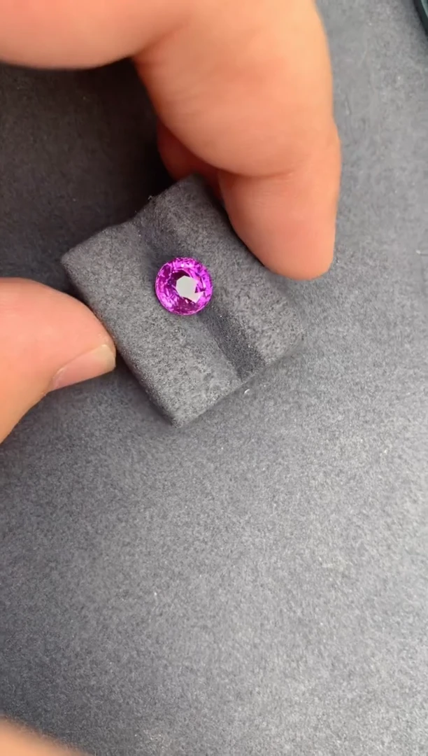 【闪购商品】彩色蓝宝石裸石未镶嵌3ct紫蓝宝