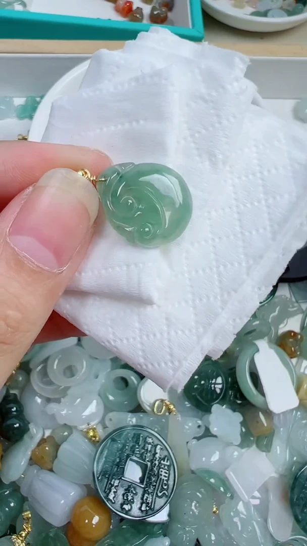 散珠翡翠254号链接,A货翡翠