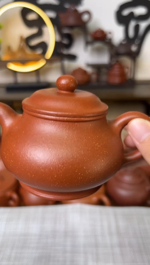 茶壶段泥红降坡潘壶190CC-甘来兵