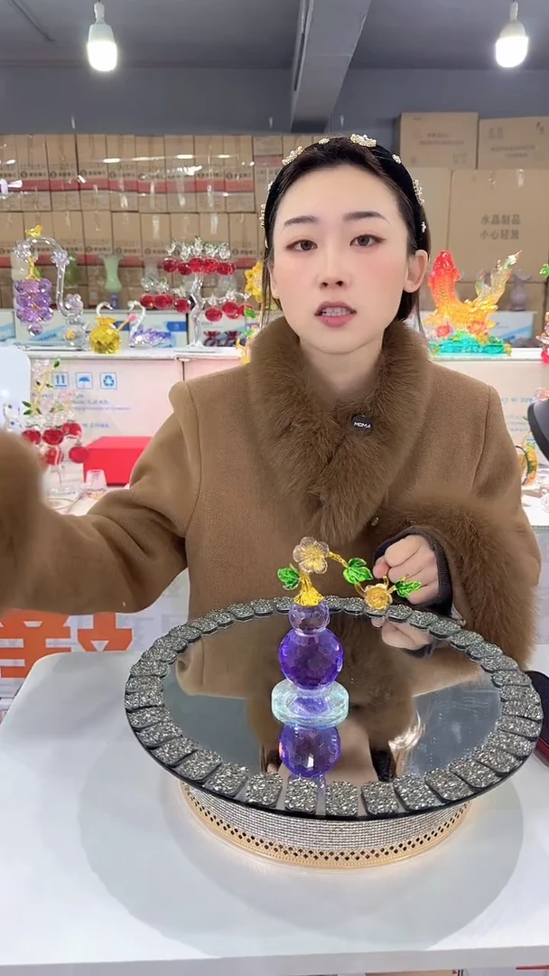 琉璃盛泰花瓶花器晚W-9