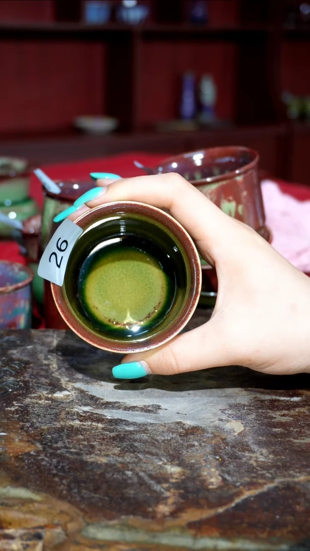 摆件精品窑变钧瓷茶器