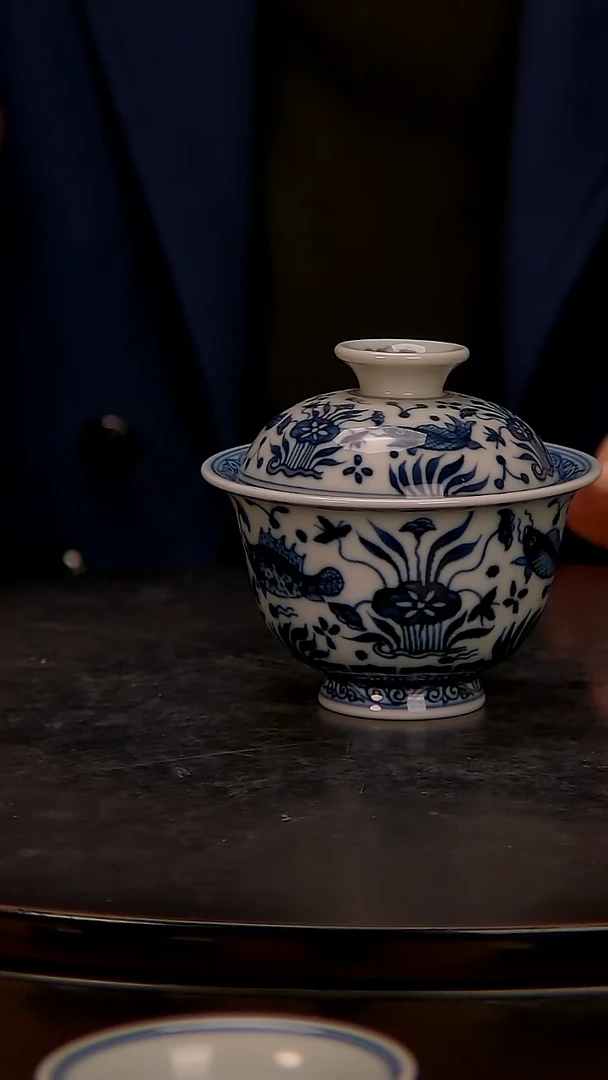 公道杯陶王安石柴窑二才盖碗