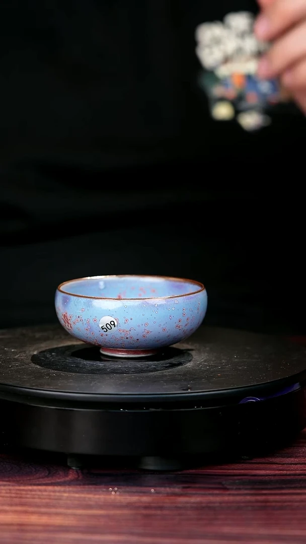 509#陈亚龙一级品原矿钧瓷普洱杯