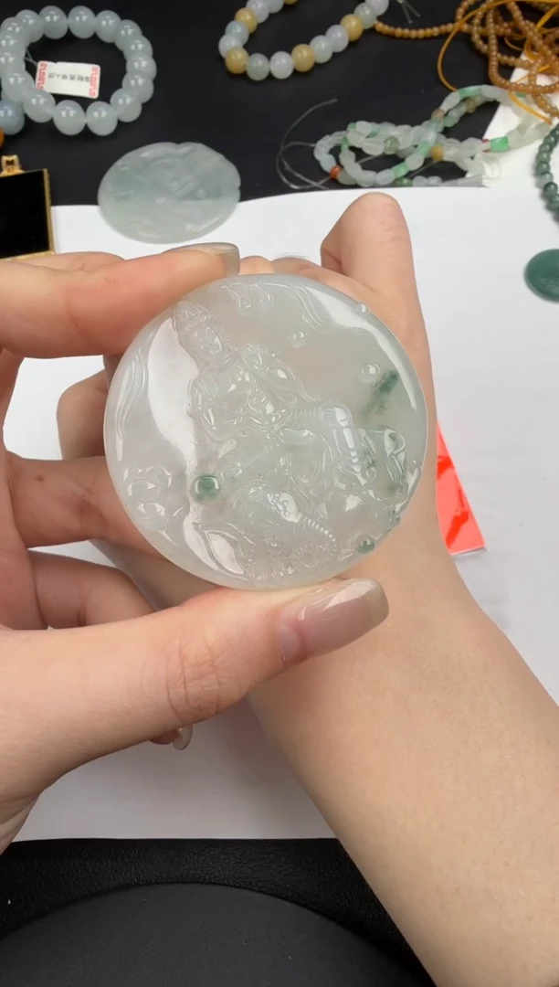 吊坠(不含链)未镶嵌翡翠翡翠饰品-186