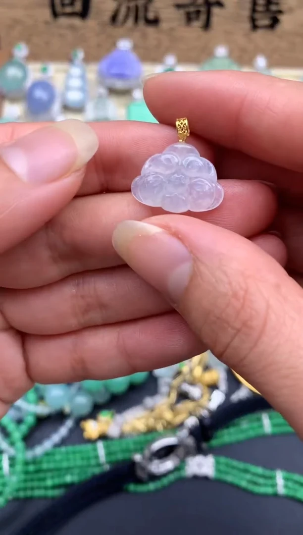 【闪购商品】翡翠颈饰18K金镶嵌114-中国好珍宝