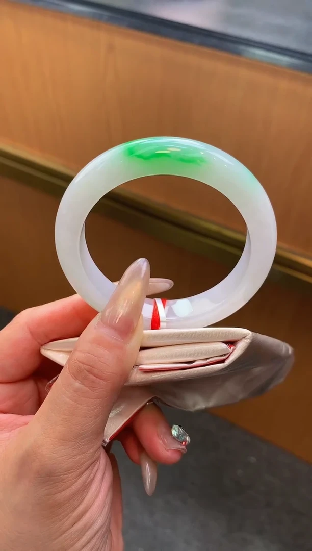 未镶嵌手镯翡翠-F93-正圈52