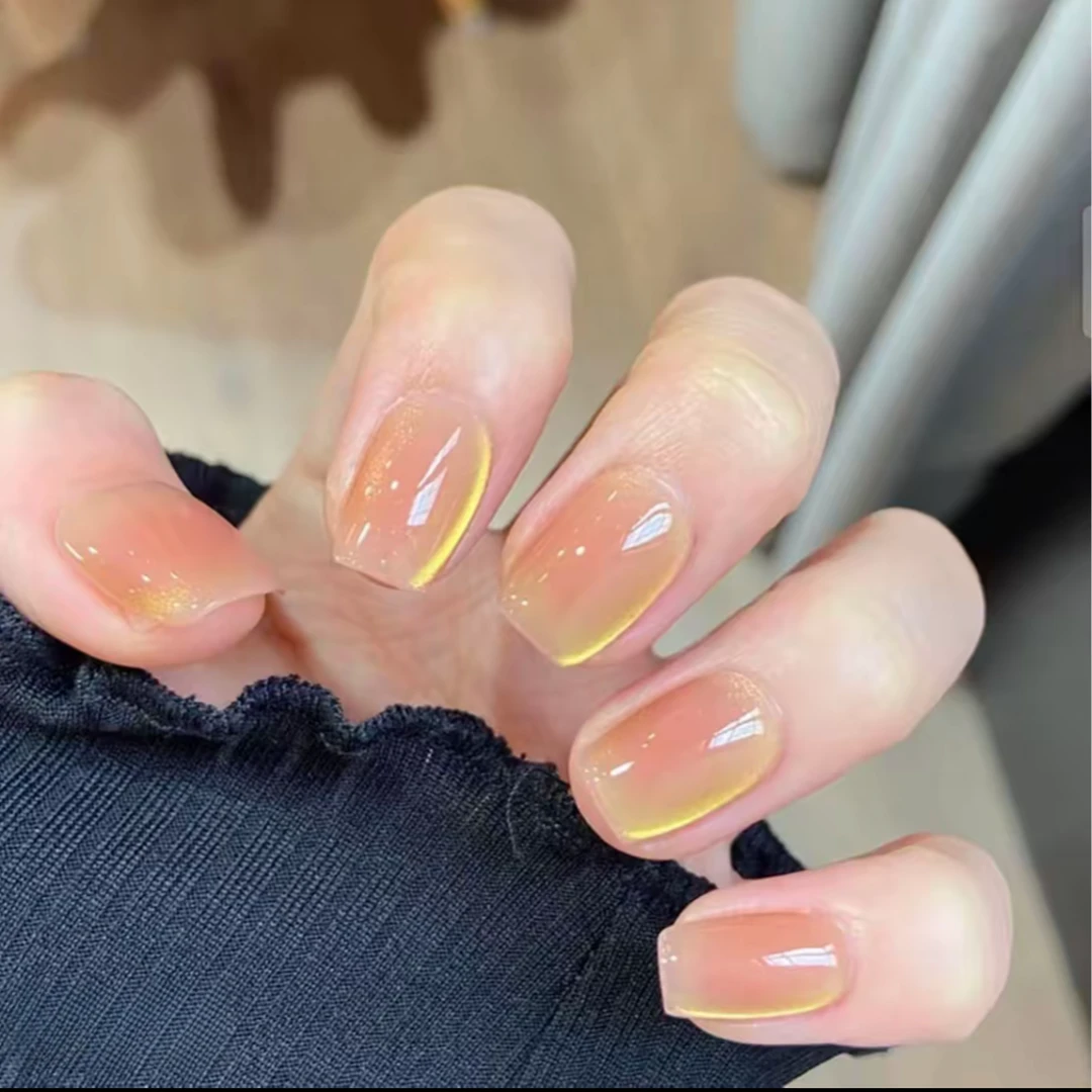 JDD【赤道金砂】-夏季纯手工穿戴甲 温柔 高级感 显白 纯欲 简约风