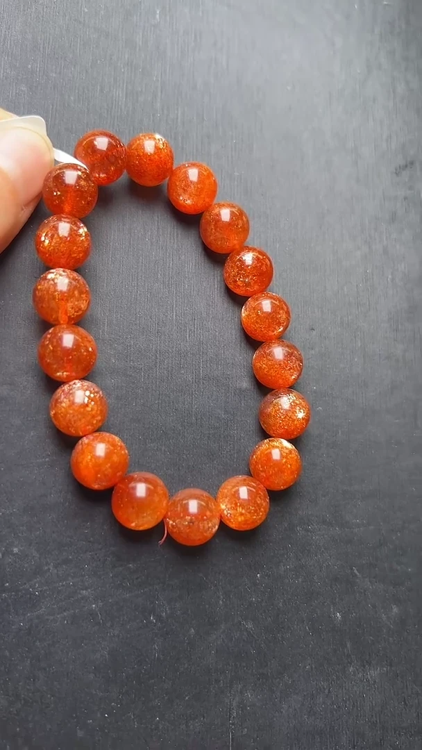 未镶嵌手串日光石金太阳手串11mm+ JP57404