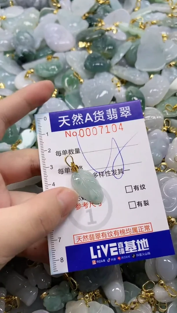 颈饰未镶嵌翡翠天然A货翡翠