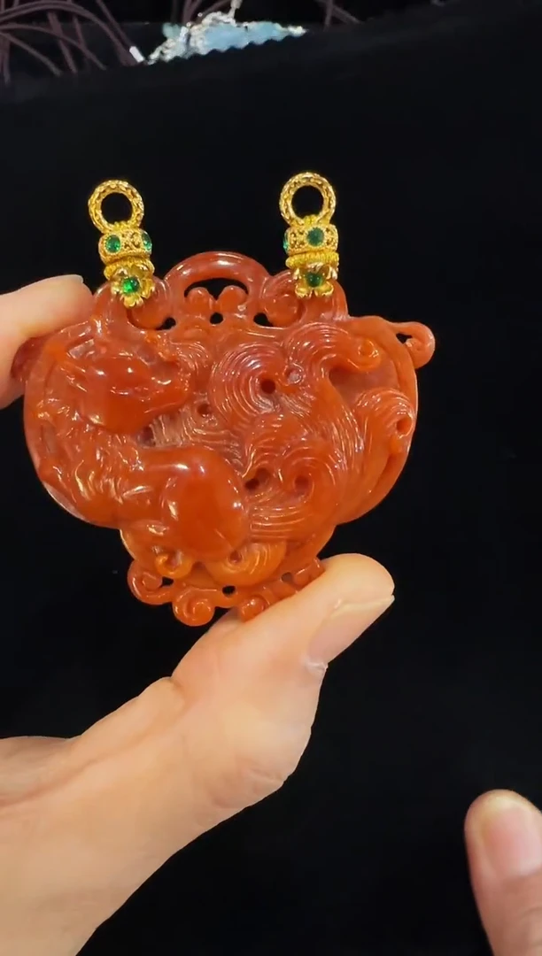 颈饰未镶嵌翡翠国风