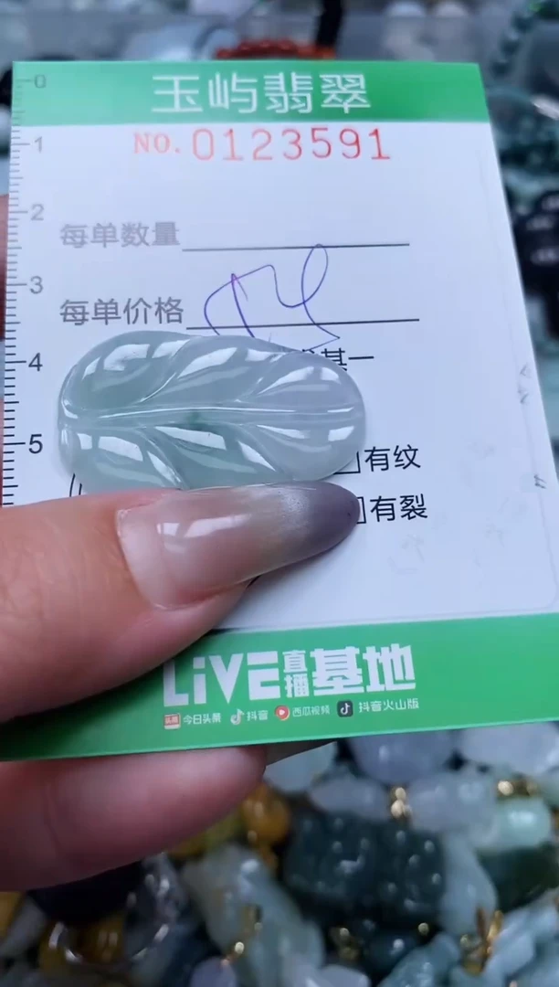 翡翠未镶嵌颈饰闪购0123591