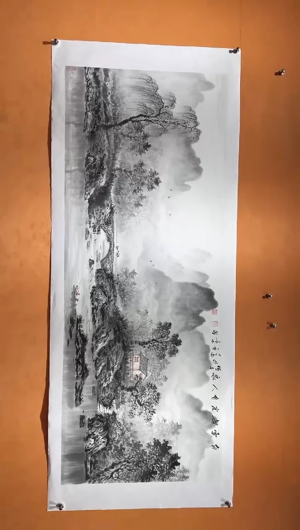 国画刘金玉老师亲笔手绘