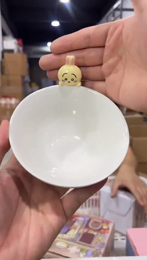 瓷片原盒乌萨奇小碗
