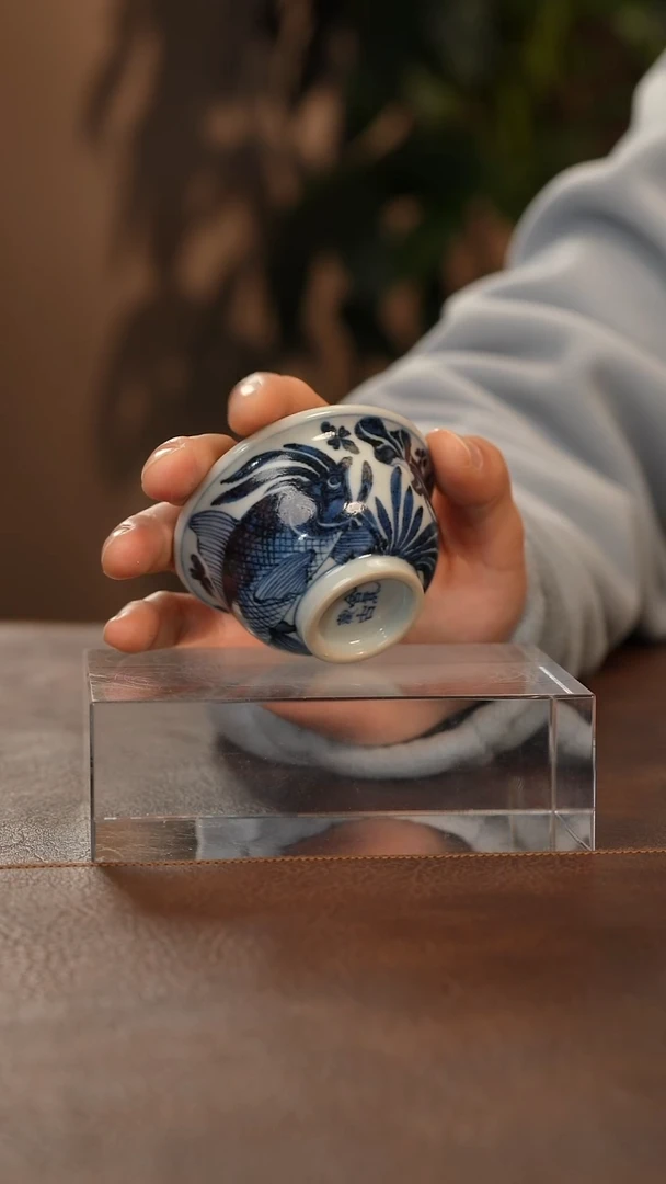 【闪购商品】瓷片青花瓷茶具斌芬陶瓷