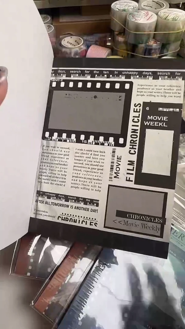 电影杂志贴纸本 4本