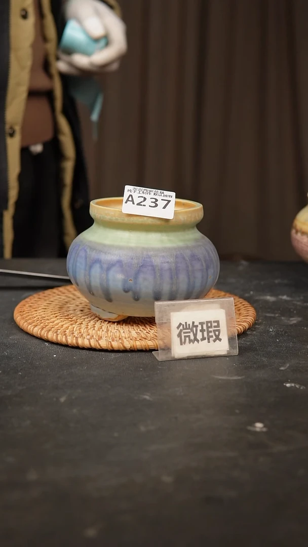 【闪购商品】瓷片景德镇手工花盆陶瓷