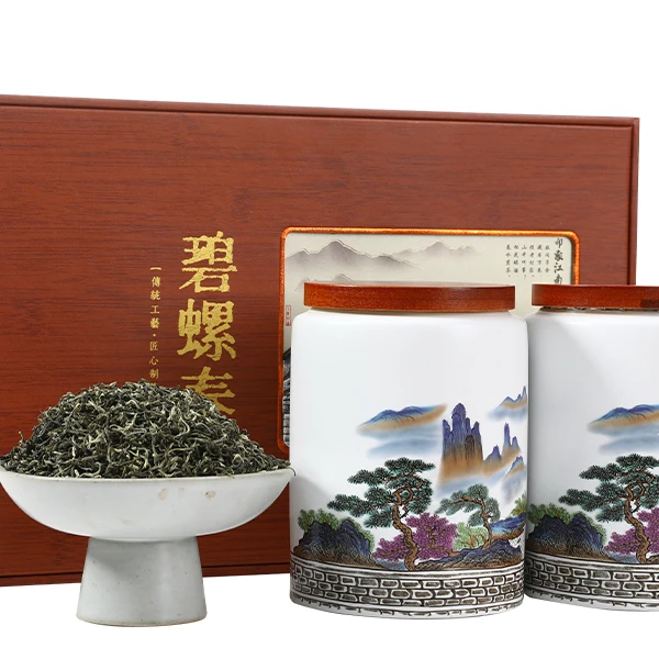 印象江南碧螺春2024新茶礼盒装年货送礼送长辈