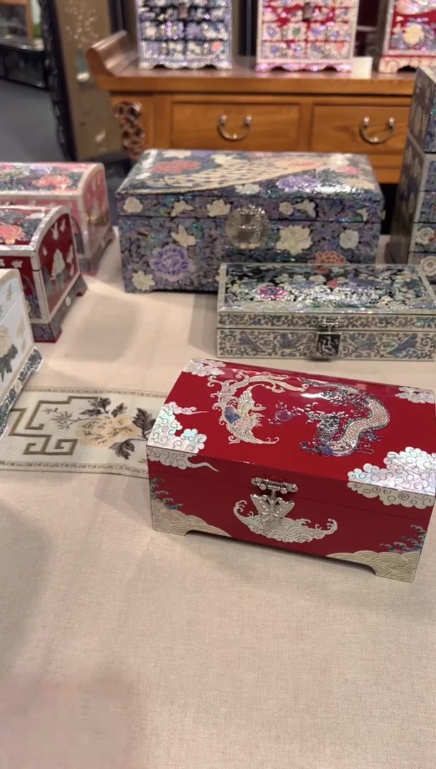 【闪购商品】按扣全贝底·弘贝雅螺钿漆器文化馆