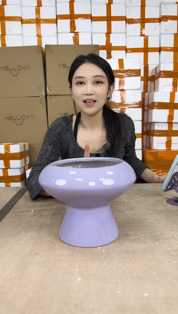 蘑菇淡紫色17x19