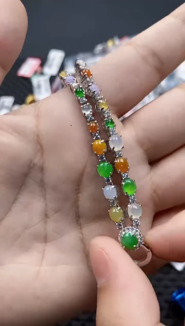 翡翠戒指银S925镶嵌8888888888    6