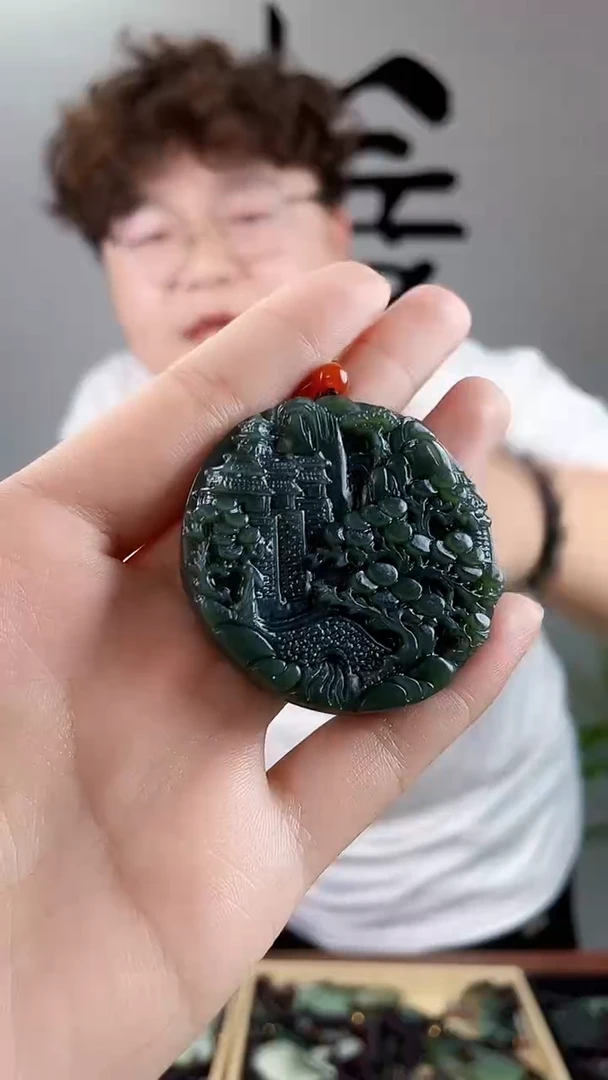 和田玉未镶嵌颈饰拍一发一，多样性发货