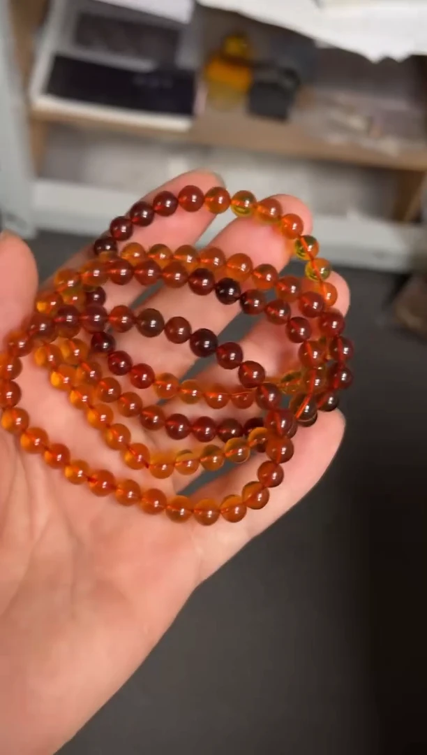 琥珀未镶嵌珠宝奇石/无优化/多样性发一件/无证书6mm