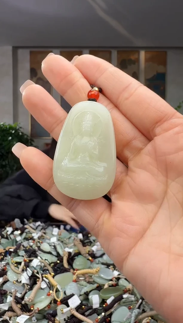 颈饰未镶嵌和田玉拍一发一多样性发货