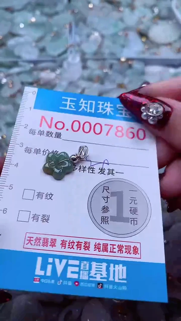 吊坠(不含链)未镶嵌翡翠7860