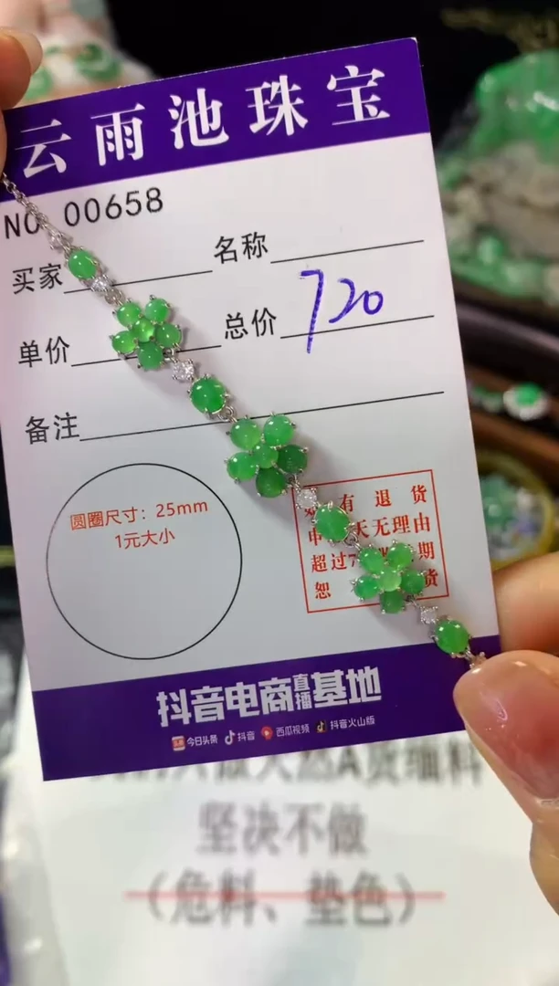 颈饰银S925镶嵌翡翠翡翠