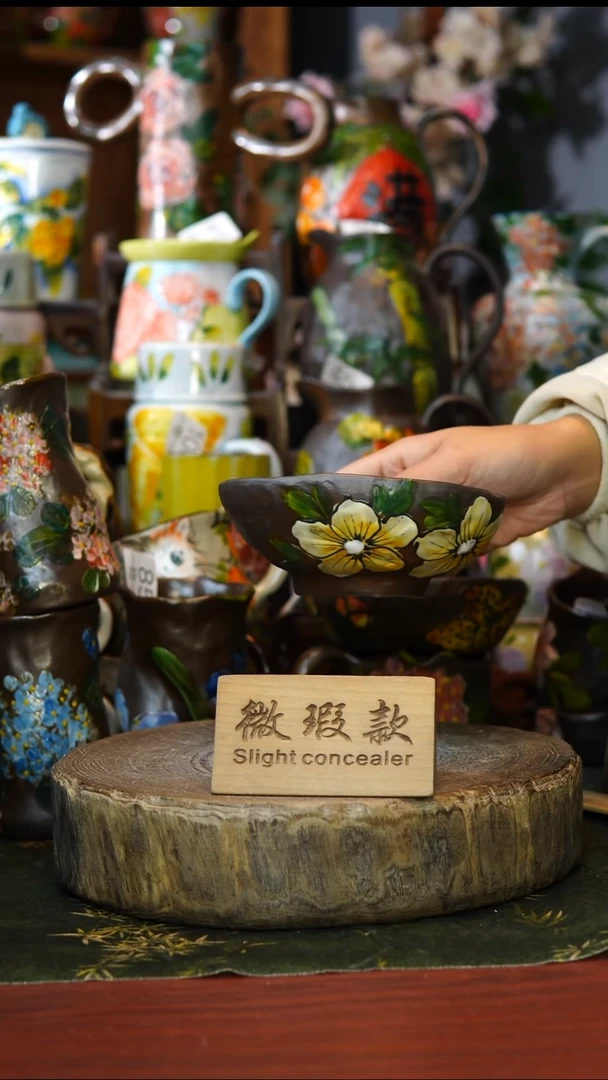 陶瓷208景德镇手工手绘釉下彩