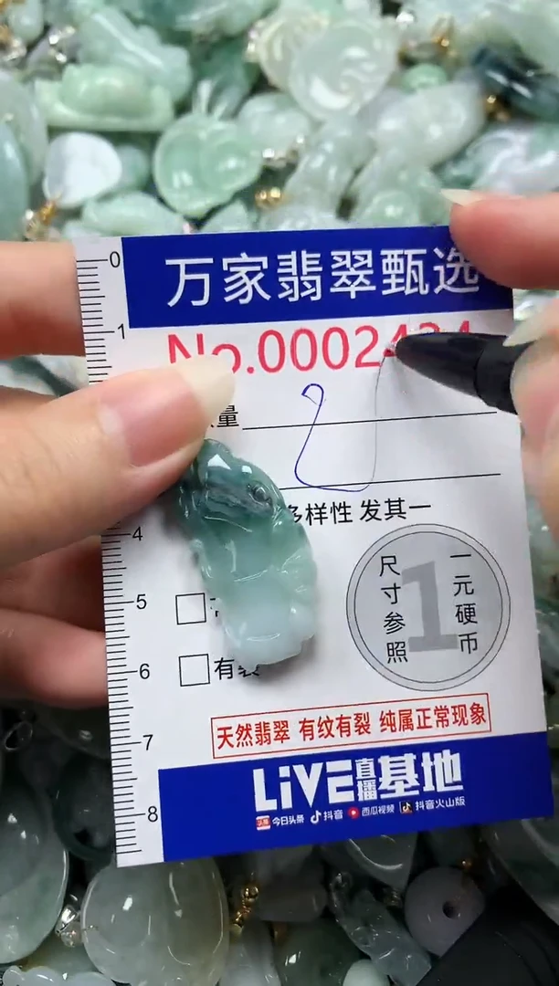 吊坠(不含链)未镶嵌翡翠2434