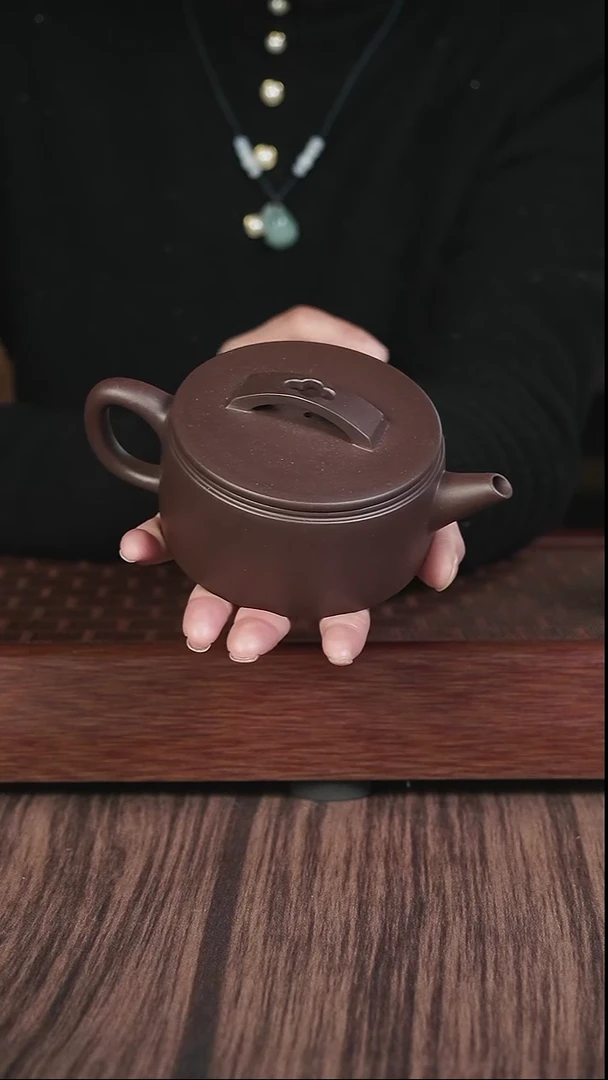 【闪购商品】紫砂茶壶老紫泥 汉瓦 高温