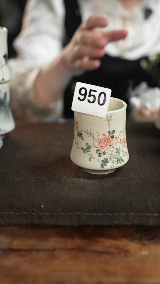 【闪购商品】杯950等烟雨手绘陶瓷主人杯