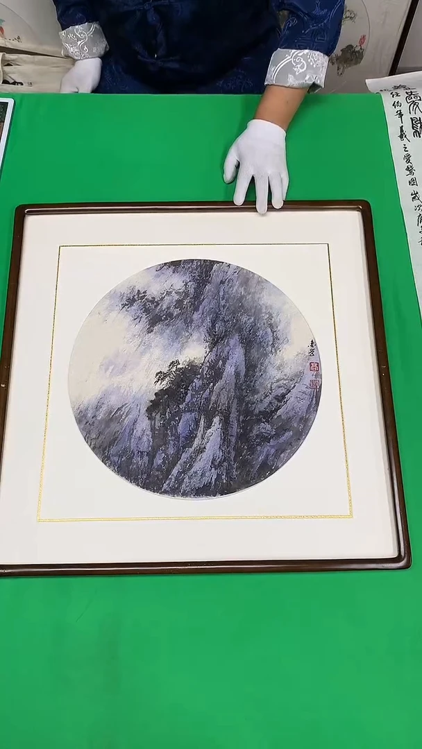 纸本62*62手绘字画定制