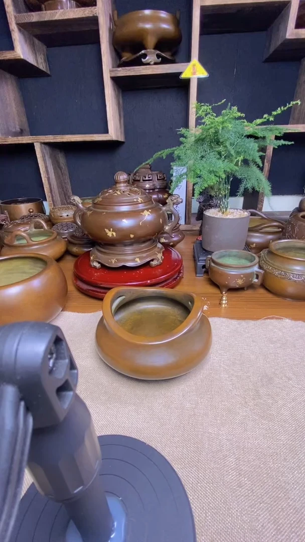 【闪购商品】苏工精品铜 摆件熏香炉/摆件