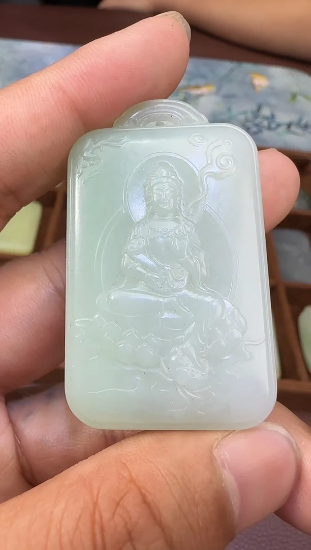 和田玉未镶嵌吊坠(不含链)【陆601】114 7026