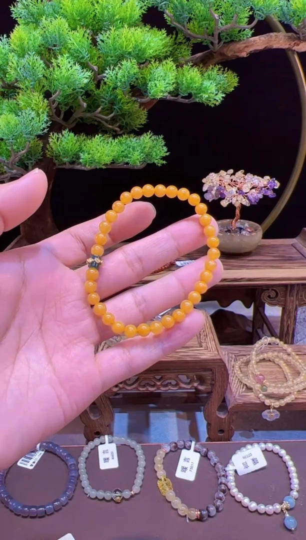 未镶嵌琥珀手链@@手饰