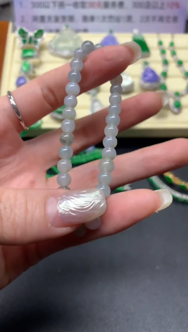 【闪购商品】翡翠手串未镶嵌手串|80+30