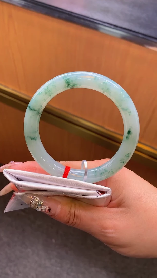 未镶嵌手镯翡翠-F103-圆条59.3