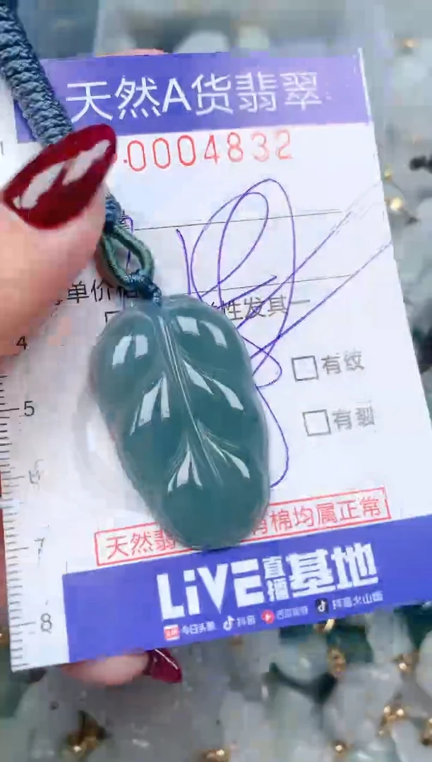 【闪购商品】翡翠挂件未镶嵌00004832