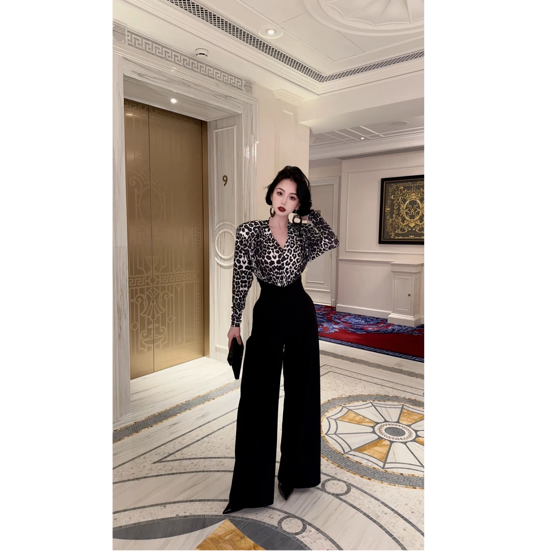 LYXJ【英伦海岸线】高级定制高腰千金风西装裤百搭气法式质12285