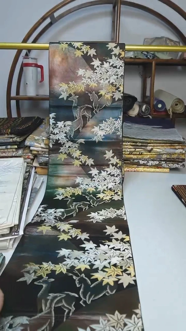织绣5西阵织六通枫叶