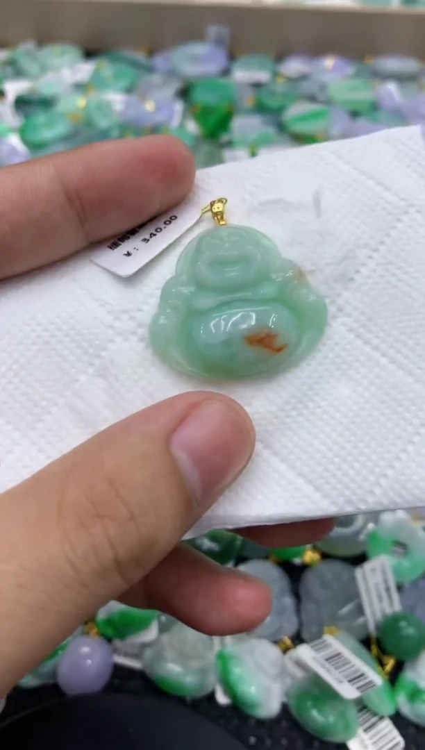 颈饰未镶嵌翡翠天然缅甸翡翠A货