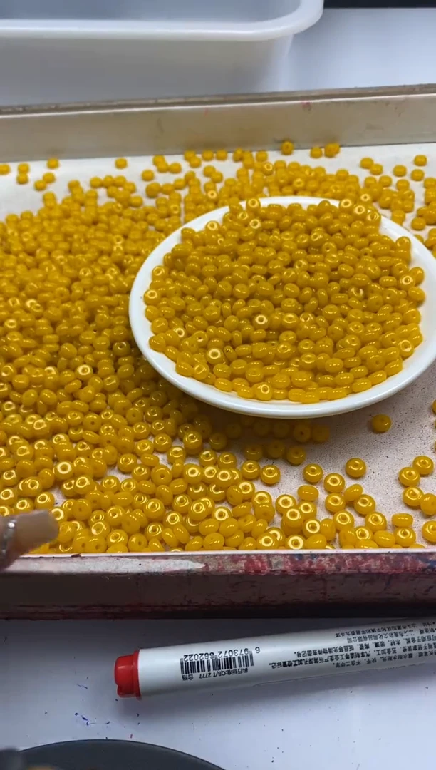 【闪购商品】玛瑙/玉髓颈饰未镶嵌w2118鸡油黄算盘6*3mm*60颗